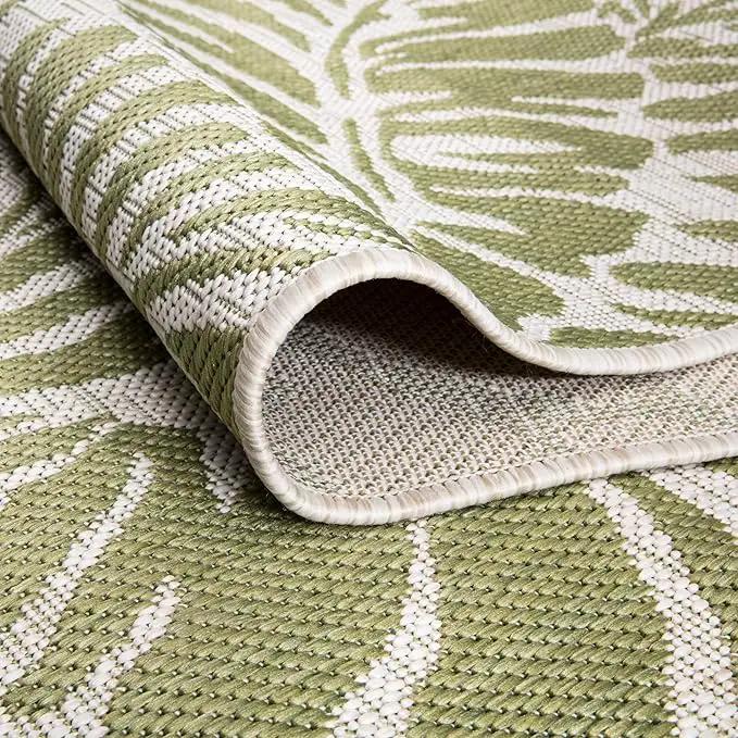 Keen Home Design Terrace Outdoor Area Rug - 6x9 Washable Indoor/Outdoor Rug for Patio, Kitchen, Balcony, Beach, Garden, Deck and Porch, Size: 6'x8'10" by GreenHaven Gardens