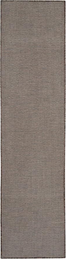 Nourison Home Positano 8' Runner Natural Fabric Modern Area Rug (8' Runner) by GreenHaven Gardens