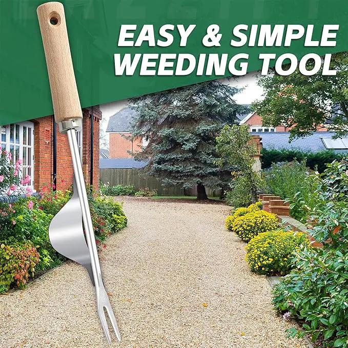 Japanese Weed Puller Tool Garden Tools Hand Weeder Tools - Gardening Hand Tools Weed Remover Tool for Gardening Backyard Farm Planting & Weeding Removal Quick Work by GreenHaven Gardens