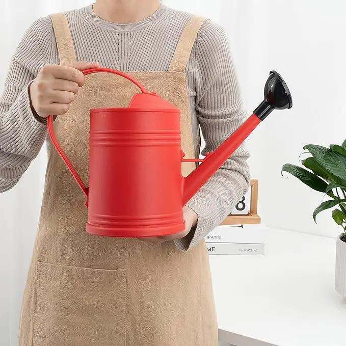 Plastic Indoor Watering Can with Sprinkler Head - 68 oz, 1/2 Gallon by GreenHaven Gardens