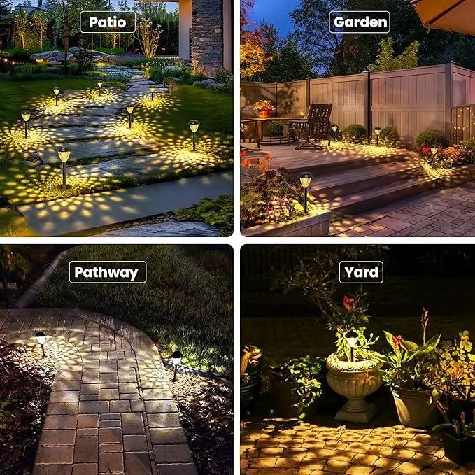 SOLPEX Solar Lights for Outside,12 Pack Solar Lights Outdoor Waterproof,Warm White Outdoor Solar Lights for Yard,Garden,Pathway,Patio and Landscape Lighting Decor by GreenHaven Gardens