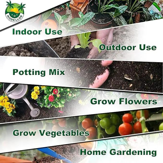 MODELLOR (10 lb) Premium Super Washed Coco Coir Brick, High Yield 18 to 20 gallons, Seed Starter, Organic, pH Balanced, Gardening, Indoor, Outdoor use by GreenHaven Gardens