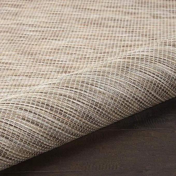 Nourison Positano Indoor/Outdoor Beige 2'2" x 10' Area Rug, Easy Cleaning, Non Shedding, Bed Room, Living Room, Dining Room, Backyard, Deck, Patio (2x10) by GreenHaven Gardens