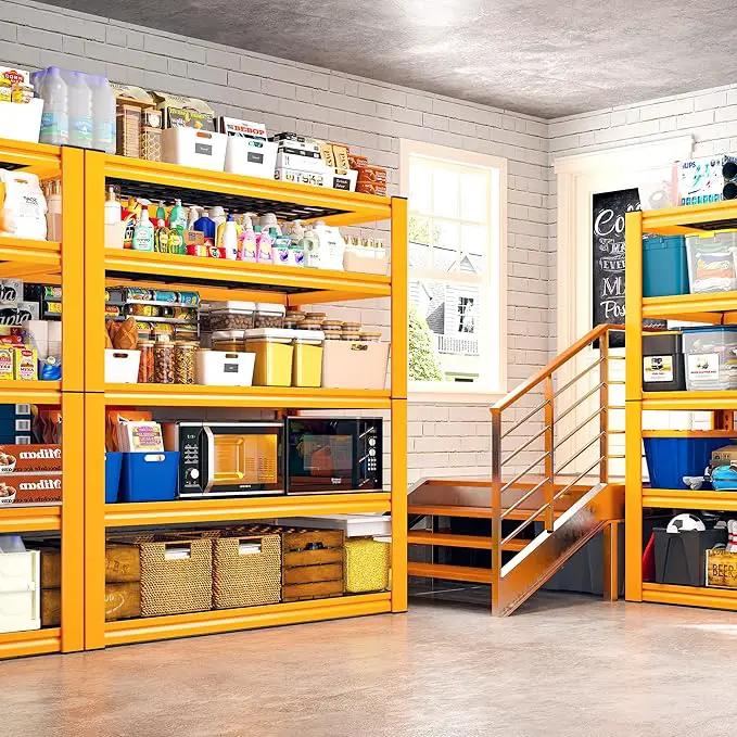 REIBII Garage Shelving Load 3000LBS, 5-Tier Storage Shelves, Adjustable Heavy Duty Metal Shelving Unit for Pantry, Basement, Warehouse, 72" H x 36" W x 16" D by GreenHaven Gardens