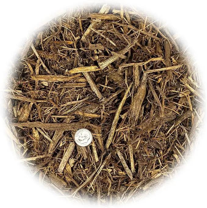 Premium Organic Natural Mulch Cover - Enhance Your Indoor Plants with Natural Aroma and Organic Benefits - 1 Quart by GreenHaven Gardens