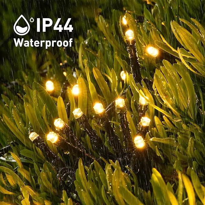 JMEXSUSS 2 Pack Solar String Lights Outdoor Waterproof - Total 400 LED 151FT Solar Lights Outdoor, 8 Modes Warm White Christmas Light for Outside Patio Yard Tree Garden Christmas Decorations by GreenHaven Gardens