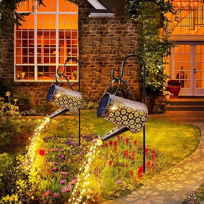 Solar Watering Can with Lights,Solar Outdoor Garden Decor Waterproof Large Hanging Lantern Landscape Lights Outside Decorations for Yard Clearance Porch Patio Pathway Gardening Gift by GreenHaven Gardens