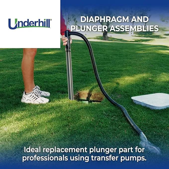 Underhill Diaphragm and Plunger for Water Pump Big Gulp Pro 36 Inch and Gulp Pro 22 Inch Pumps, Replacement Parts, Repair, A-GRPD by GreenHaven Gardens
