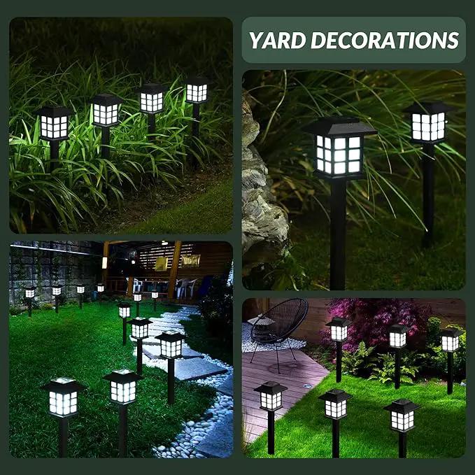 SOLPEX Solar Outdoor Lights,12 Pack Solar Path Lights, Solar Walkway Lights Outdoor, Solar Garden Lights, Solar Pathway Lights Outdoor Waterproof for Garden, Yard, Landscape and Driveway(Cold White) by GreenHaven Gardens