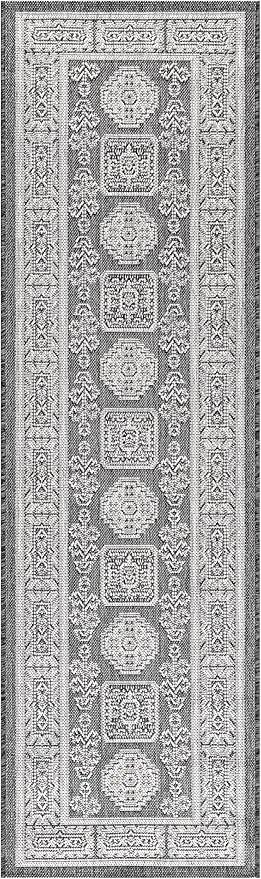 Keen Home Design Terrace Outdoor Runner Rug - 2x8 Washable Indoor/Outdoor Rug for Patio, Kitchen, Balcony, Beach, Garden, Deck and Porch, Size: 2'2"x7'7" by GreenHaven Gardens