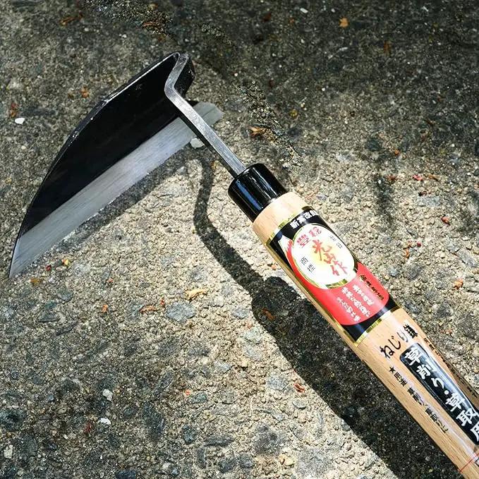 Garden Weeding Sickle Twisted Sickle High Carbon Steel Gardening tools garden hand weeding hoe weeder by GreenHaven Gardens