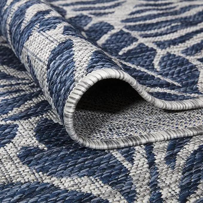 Keen Home Design Terrace Outdoor Area Rug - 6x9 Washable Indoor/Outdoor Rug for Patio, Kitchen, Balcony, Beach, Garden, Deck and Porch, Size: 6'x8'10" by GreenHaven Gardens