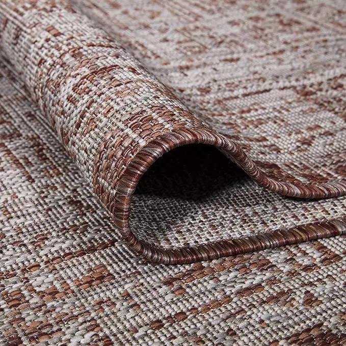 Keen Home Design Terrace Outdoor Area Rug - 5x8 Washable Indoor/Outdoor Rug for Patio, Kitchen, Balcony, Beach, Garden, Deck and Porch, Size: 5'3"x7'7" by GreenHaven Gardens