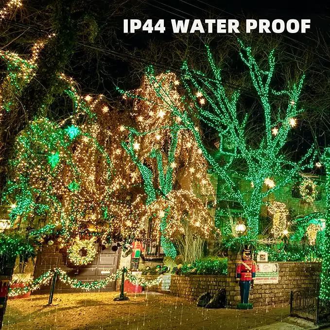 TW SHINE Green Christmas Lights, 20FT 100 Count Incandescent Halloween Lights, Waterproof St. Patrick's Day Decorations for Outdoor Indoor Xmas Tree Patio Home Party Garden Yard Decor by GreenHaven Gardens