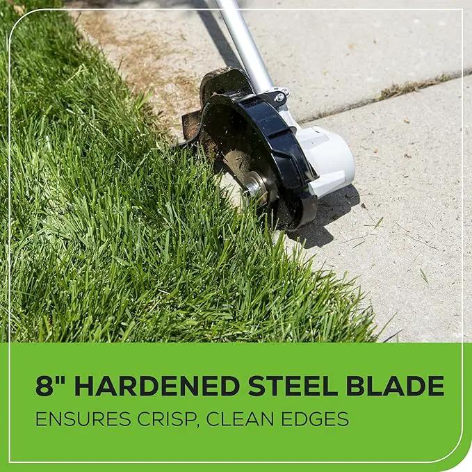 Greenworks 40V 8" Brushless Edger, 4.0Ah USB Battery and Charger Included by GreenHaven Gardens