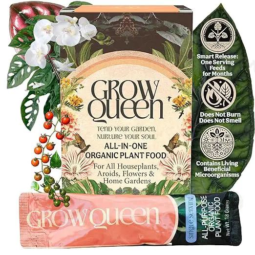 All-in-One Complete Organic Plant Food, Indoor Plant Food for Houseplants, Organic Fertilizer for Vegetable Gardens, 7 Formulated Single Servings Feeds 14 gal Fast and Slow Release by GreenHaven Gardens
