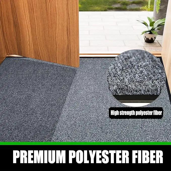 Heavy Duty Doormat, 3'x6' Indoor Outdoor Entry Rug, Commercial Entrance Mat with Rubber Border, Durable Welcome Mat, Rubber Backing Non Slip Doormat for Entryway, Large Garage Floor Mat by GreenHaven Gardens