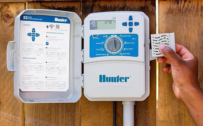 Hunter Hydrawise X2-1400 14 Station Hydrawise Controller Bundeled with Wand WiFi Module X2 14 Zone Outdoor or Indoor Smart Internet X21400 Irrigation Timer by GreenHaven Gardens