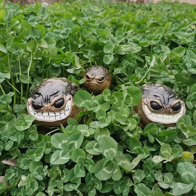 Weird Ugly Funny Monster Frog Obese Toad Garden Accessories Quirky Outdoor Accents Decorative Statue Novelty Home Office Sculpture Unique Gift by GreenHaven Gardens