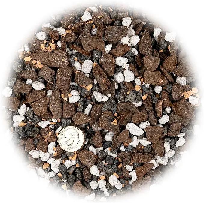 Premium Bonsai Soil All Purpose Fast Draining Mix - Pumice, Lava, Calcined Clay and Pine Bark Potting Pre Mixed Bonsai Plant Soil Mixture by GARDENERA - Made in USA - (5 Quart Bag) by GreenHaven Gardens