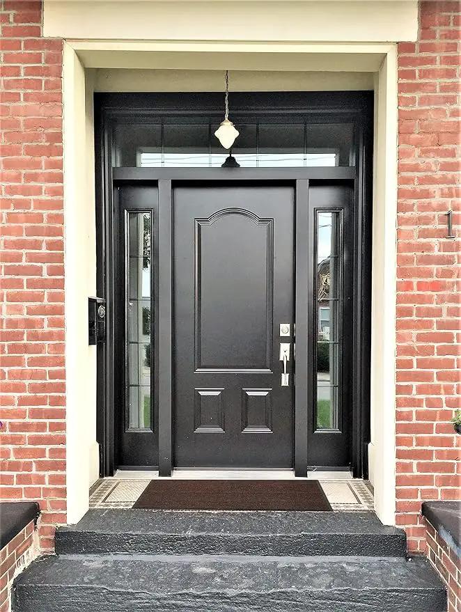Profile Rubber Door Mat, 47x31inch, Heavy Duty, Entrance Doormat, Indoor and Outdoor, Waterproof, Easy Clean Shoe Scraper, Home Rug Welcome Mats for Entryway, Patio, Porch, Brown by GreenHaven Gardens