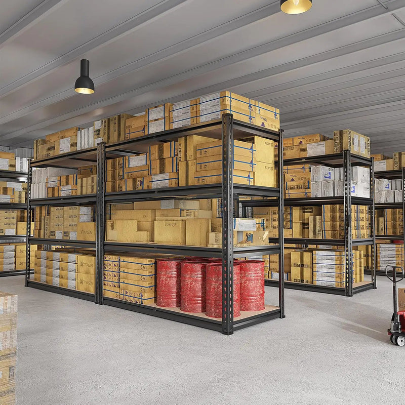 REIBII 40" W Garage Shelving 2000LBS Storage Shelves Adjustable Metal Shelving Heavy Duty 4 Tier Garage Shelves 60" H Metal Shelves for Closet Pantry Kitchen Warehouse 40" W × 20''D × 60''H by GreenHaven Gardens