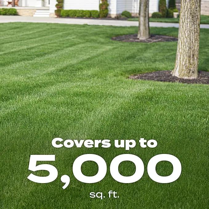 Scotts Green Max Lawn Food, Lawn Fertilizer Plus Iron Supplement for Greener Grass in 3 Days, 5,000 sq. ft., 16.67 lbs. by GreenHaven Gardens