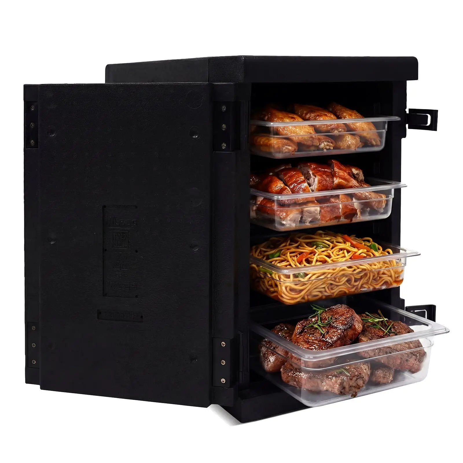 91 Qt Insulated Food Pan Carrier with Safety Buckles by DirectDeals