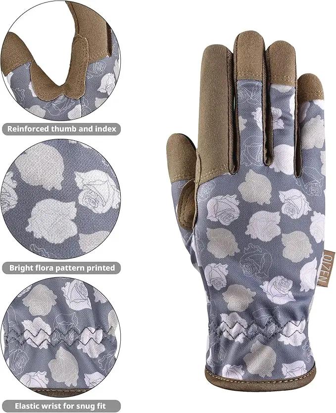 Gardening Gloves for Women and Men, Garden Gloves with Touch Screen, Thorn Proof Puncture Resistant Working Gloves, Gardening Gifts for Women, Size Medium by GreenHaven Gardens