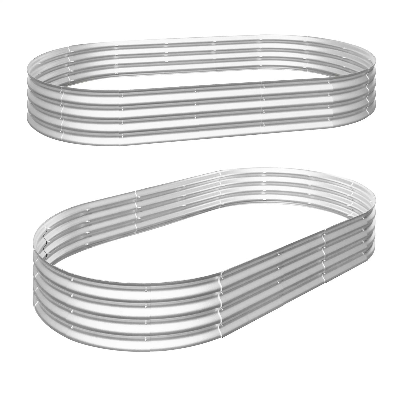 Heavy Duty Galvanized Raised Garden Bed Kit For Vegetables, Flowers & Herbs by HouseOfZazla