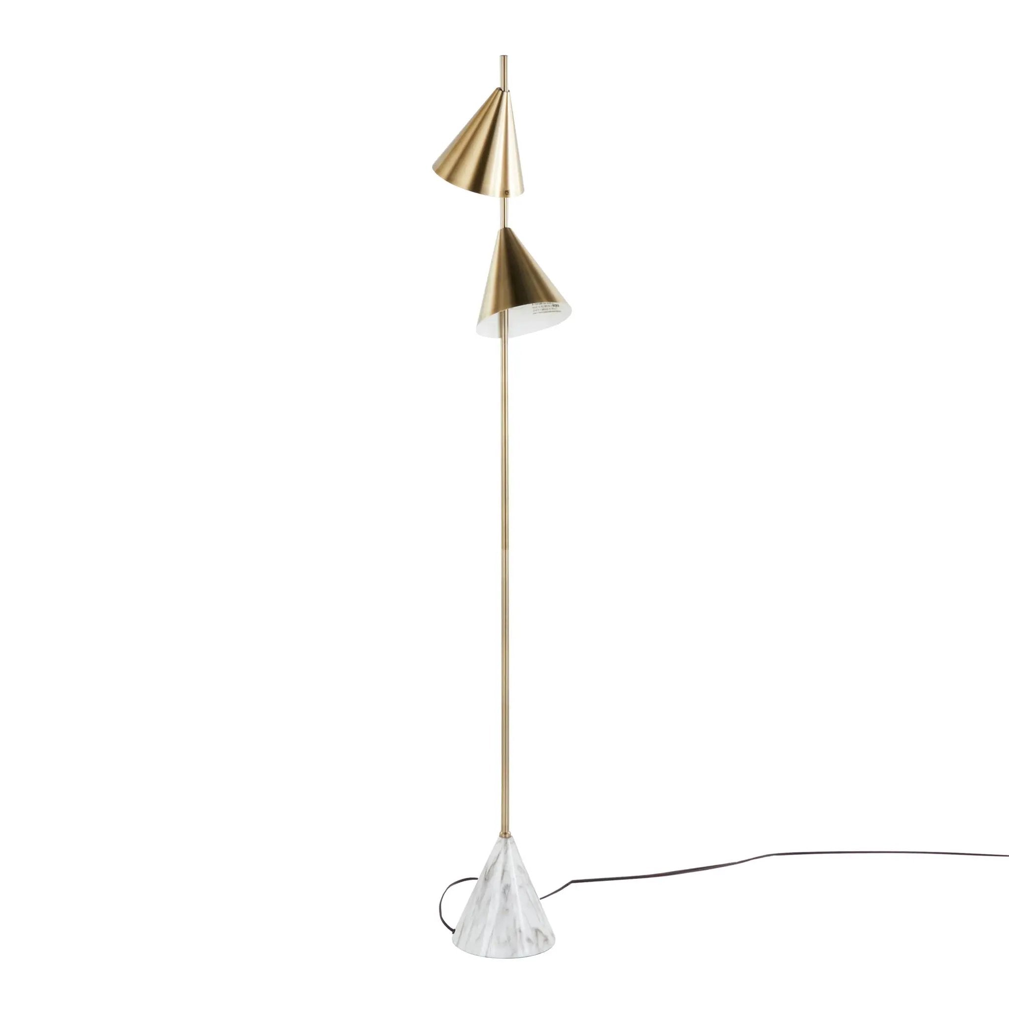 Cone - Contemporary Contemporary Design Floor Lamp by HouseOfZazla