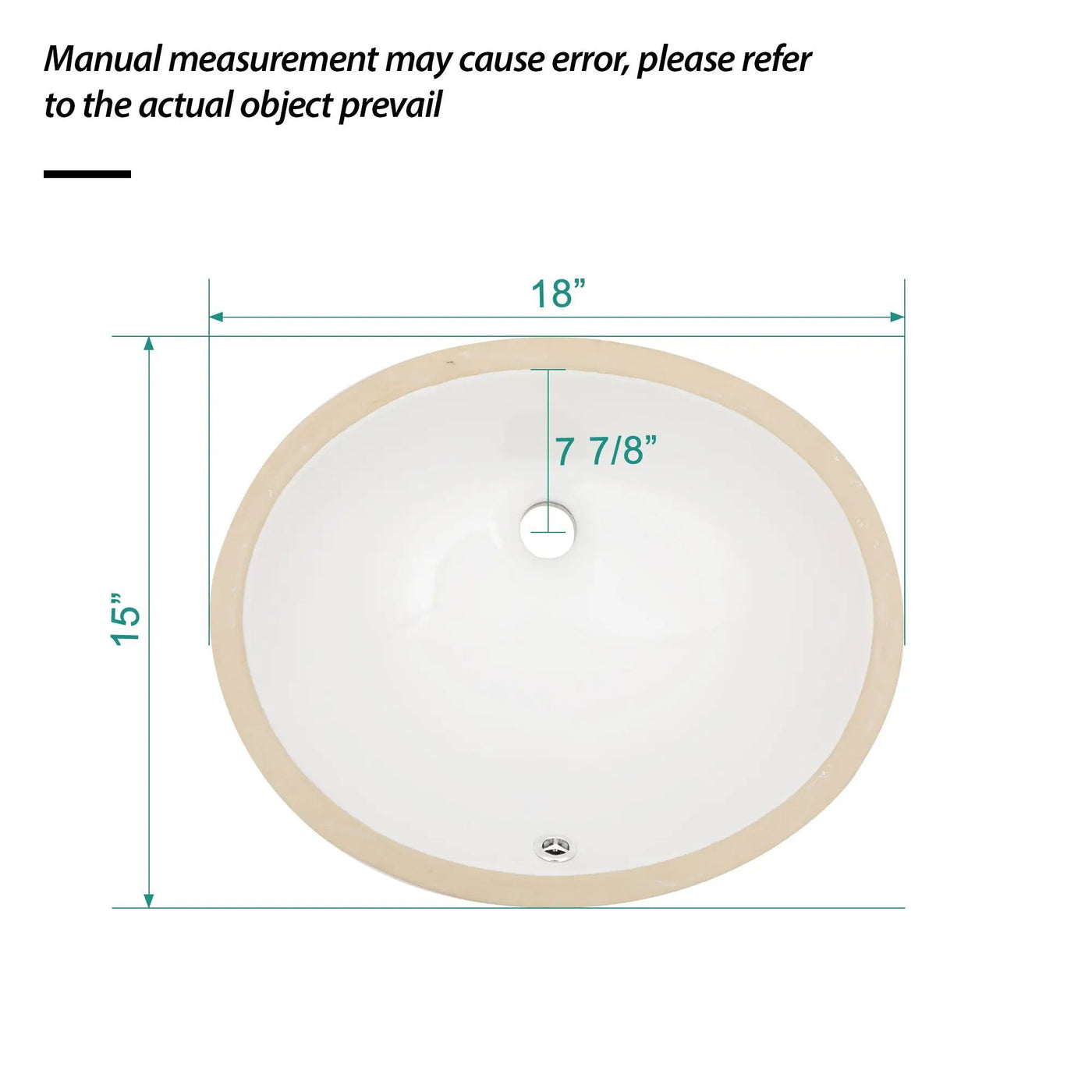 Elegant Ceramic Oval Undermount Bathroom Sink With Overflow by HouseOfZazla