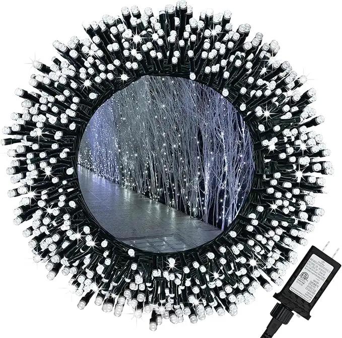 Christmas Lights,100 LED 39FT Outdoor/Indoor Christmas Lights Plug in with 8 Modes & Timer & Memory Function, Waterproof Christmas Lights Outdoor for Holiday Party Christmas Tree Decor by GreenHaven Gardens
