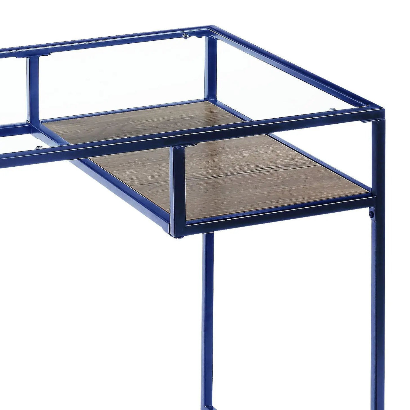 Yasin Glass Top Writing Desk by HouseOfZazla