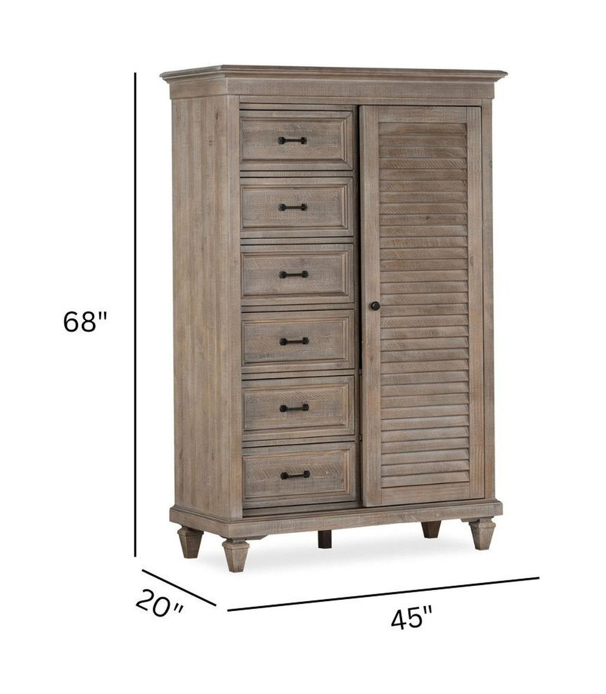Lancaster - Gentlemans Chest - Dovetail Gray, photo 6 of 7