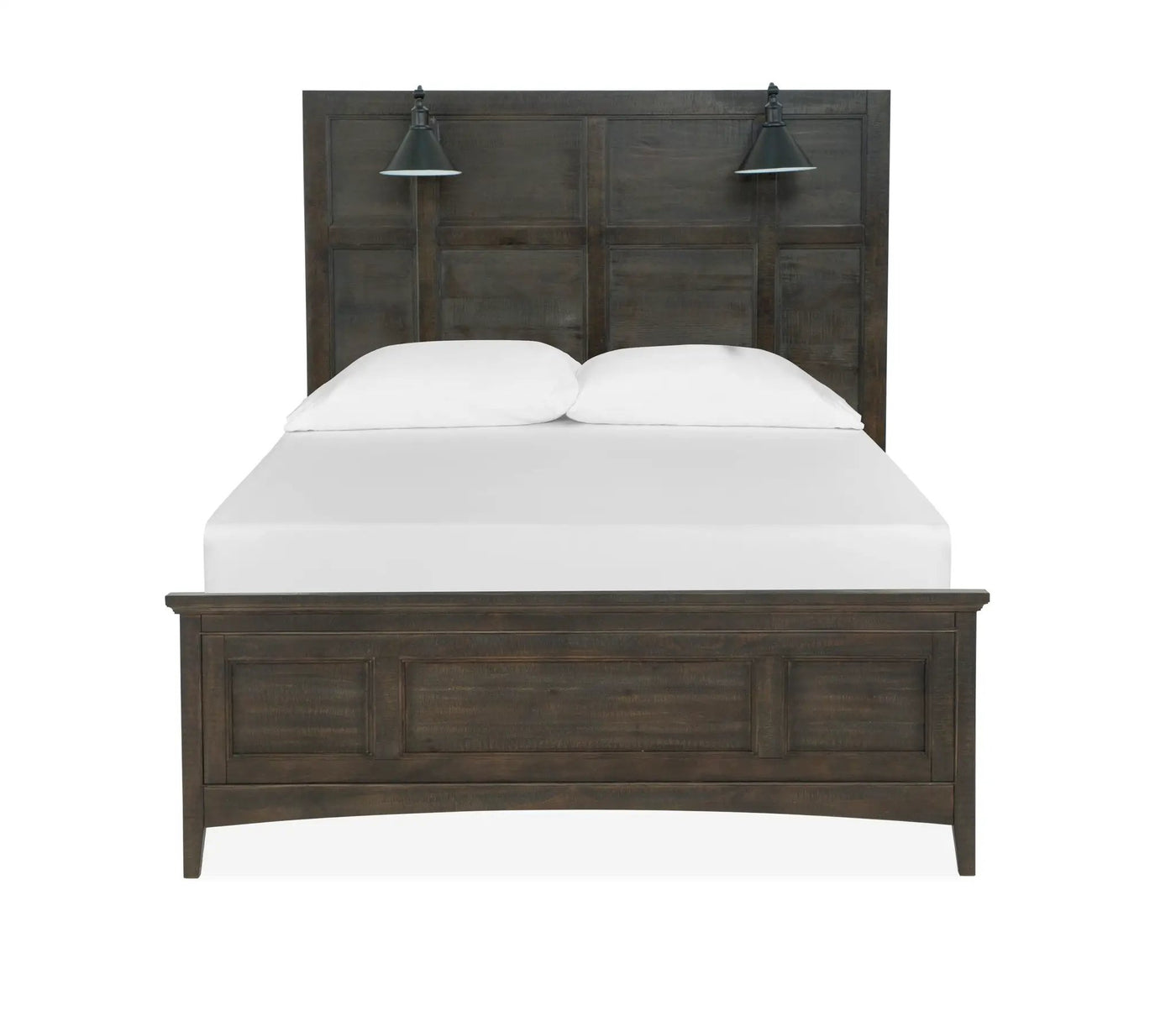Westley Falls - Complete Lamp Panel Bed With Regular Rails by Unique Piece Furniture