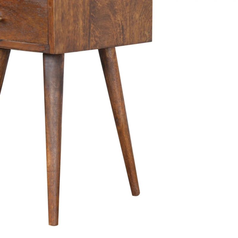 Solid Wood Mini Nightstand by HouseOfZazla