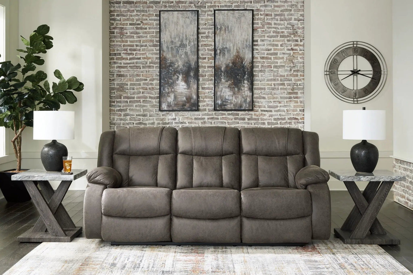 First Base - Reclining Living Room Set by Unique Piece Furniture