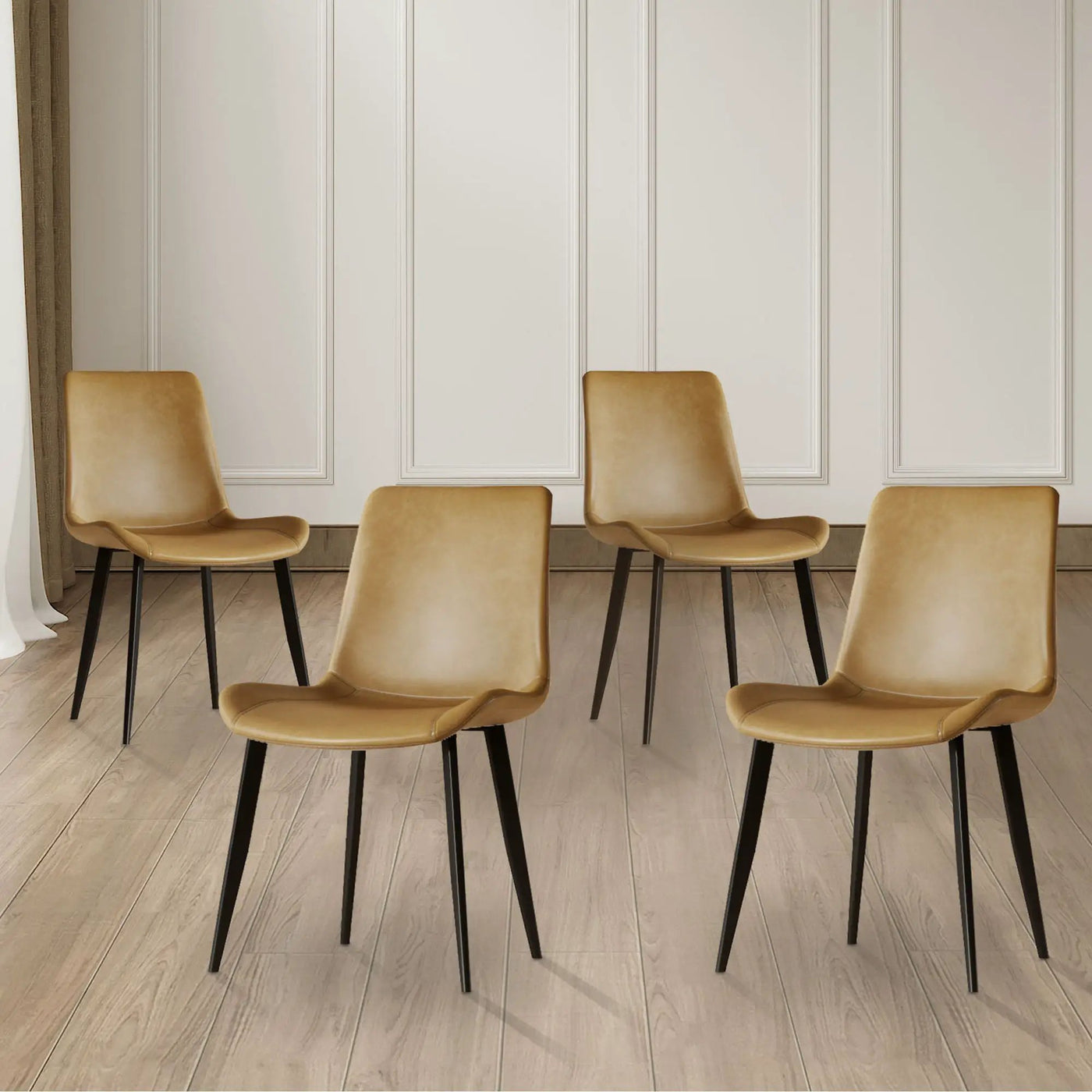 Modern Dining Chair With Carbon Steel Legs by HouseOfZazla