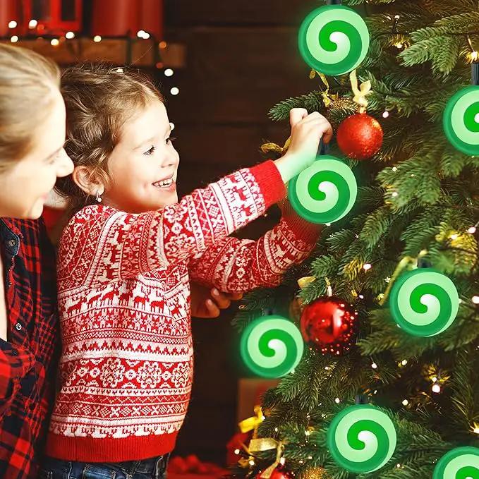 Ultimate Unicorn Christmas Pathway Lights, Green Peppermint LED Lollipop Lights for Outdoor Decoration, With Stakes for Yard, Sidewalk, Garden, Rooftop by GreenHaven Gardens
