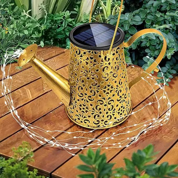 Anordsem Solar Watering Can Lights: Garden Light Waterproof Outdoor Yard Decoration - LED Fairy Hanging Lantern with Hook Patio Path Proch Decor - Gardening Gifts for Women Mom Grandma by GreenHaven Gardens