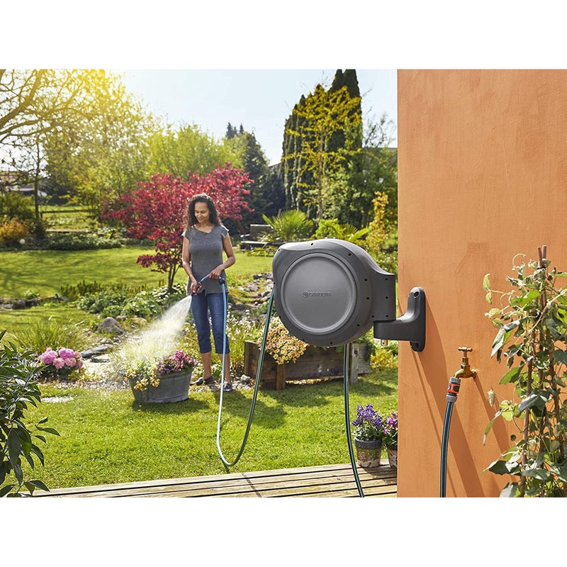 Retractable Hose Reel RollUp 75 ft. Auto retracting & ready-to-use, photo 2 of 7
