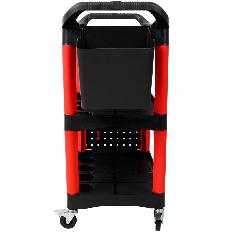 3 Tier Rolling Auto Detail Cart with Wheels by HouseOfZazla