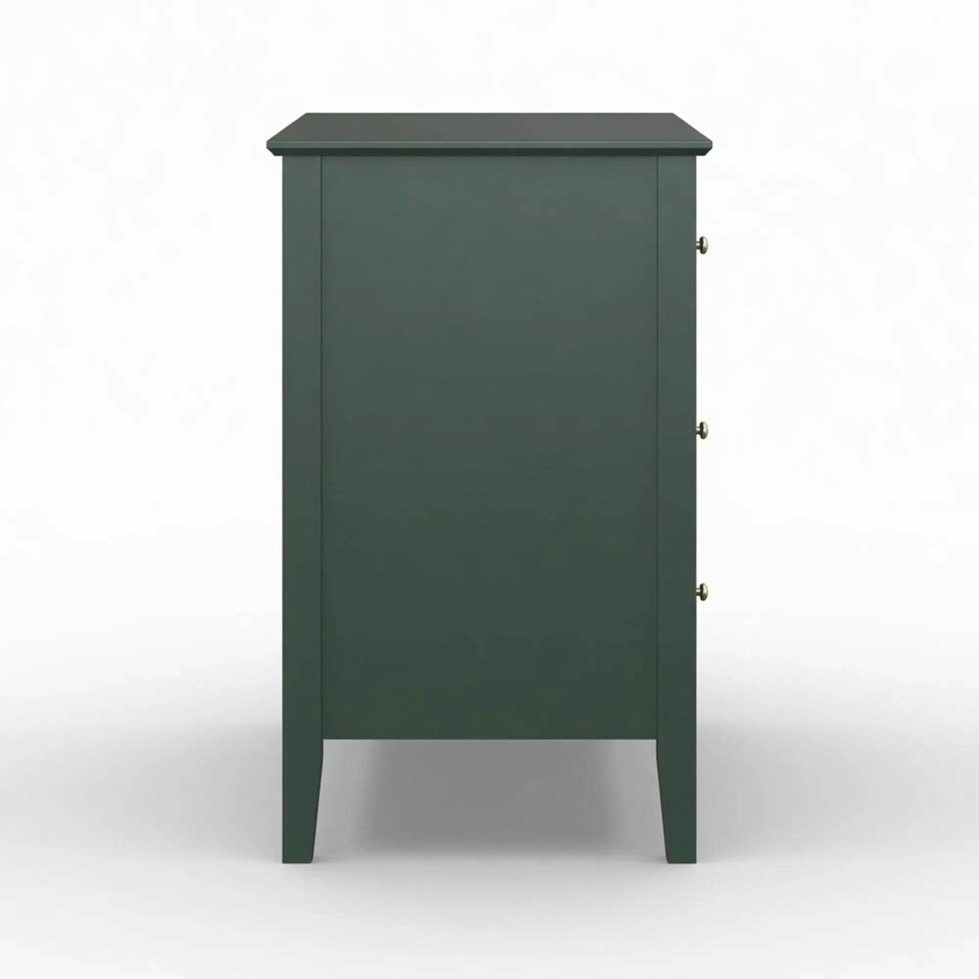 Fluted 3 Drawer Nightstand With Soft Close Slides by HouseOfZazla
