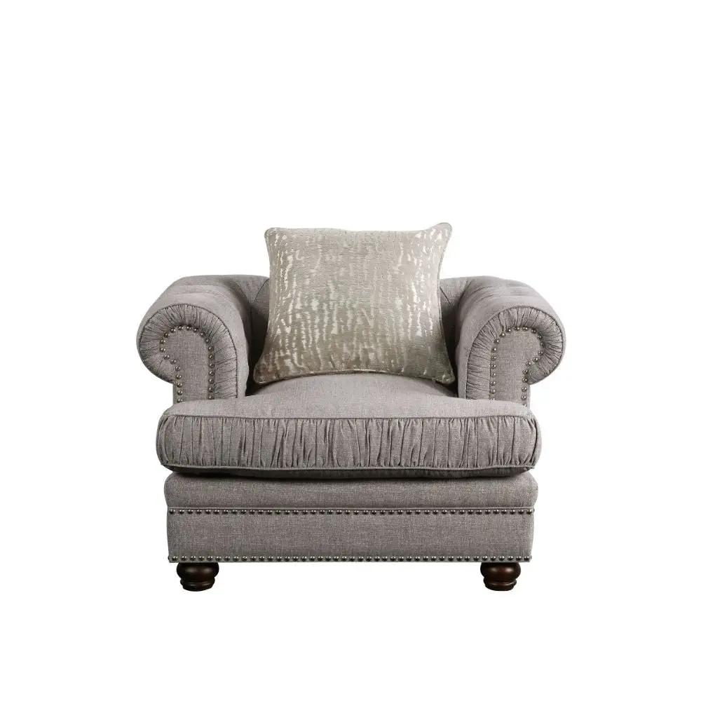 Gardenia - Chair - Gray Fabric by Unique Piece Furniture