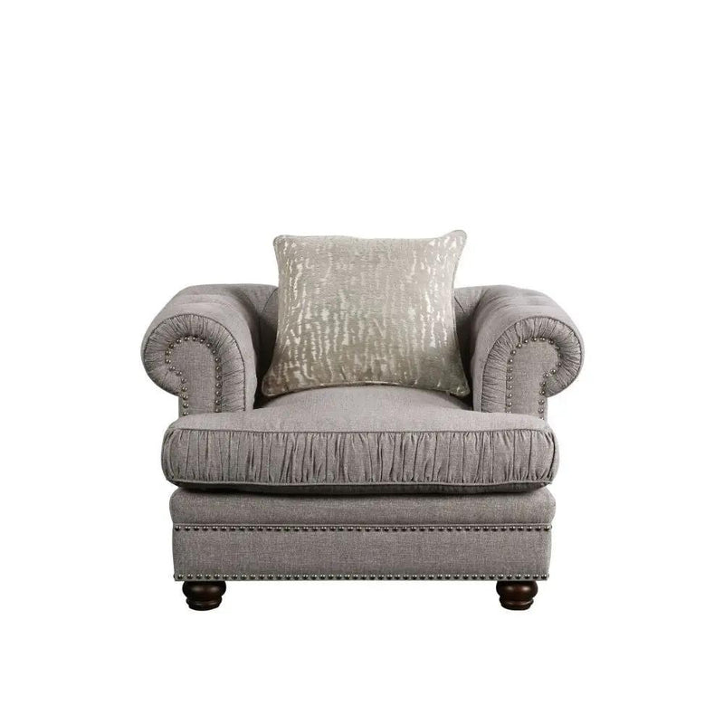 Gardenia - Chair - Gray Fabric by Unique Piece Furniture