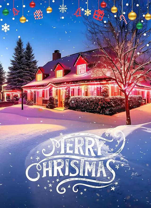 Vintage C9 LED Christmas Lights Outdoor, 50 Feet C9 String Lights with 50 Shatterproof Matte Bulbs, Connectable Waterproof Lights for Holiday Party Roofline Backyard Garden Patio, Red by GreenHaven Gardens
