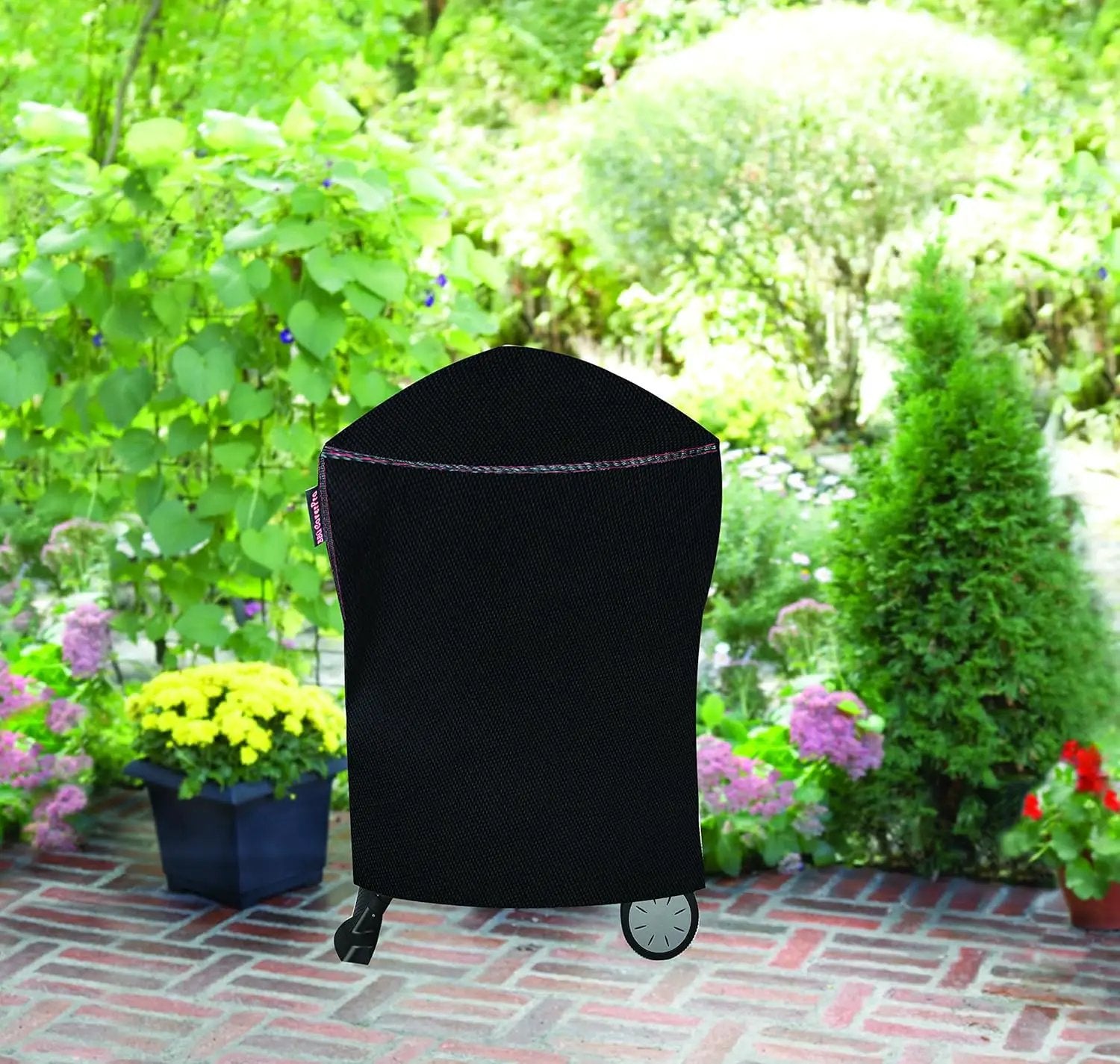 BroilPro Deluxe Grill Cover fit Weber Q 1000/2000 Grill(size as 7113#) by GreenHaven Gardens