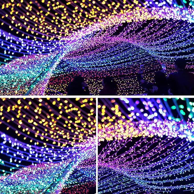 String Lights, 2 Pack Battery Operated String Lights with Remote Timer Waterproof 8 Modes String Lights for Bedroom,Garden,Party,Xmas Tree Indoor Outdoor Decorations (Blue, 16.4) by GreenHaven Gardens