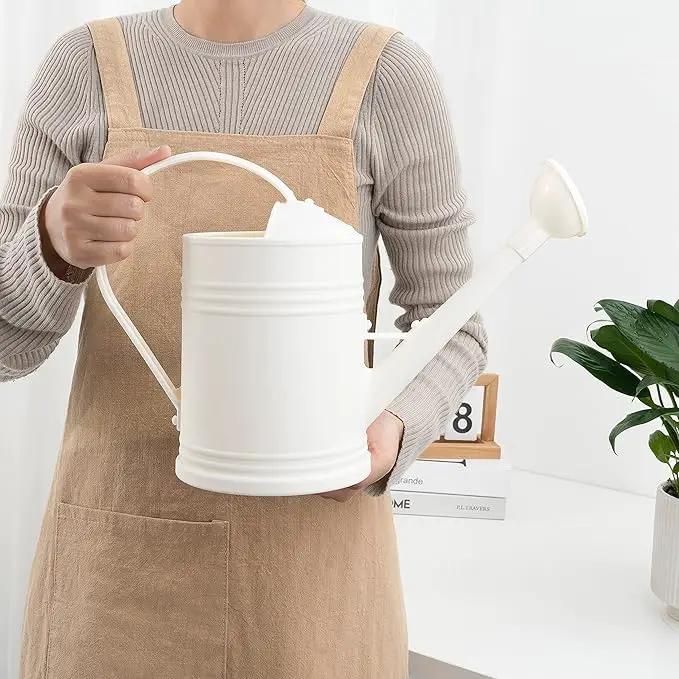 Plastic Indoor Watering Can with Sprinkler Head - 68 oz, 1/2 Gallon by GreenHaven Gardens